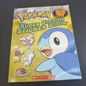 Pokemon: Super Sinnoh Sticker Book Rare Complete Sticker Book 2009